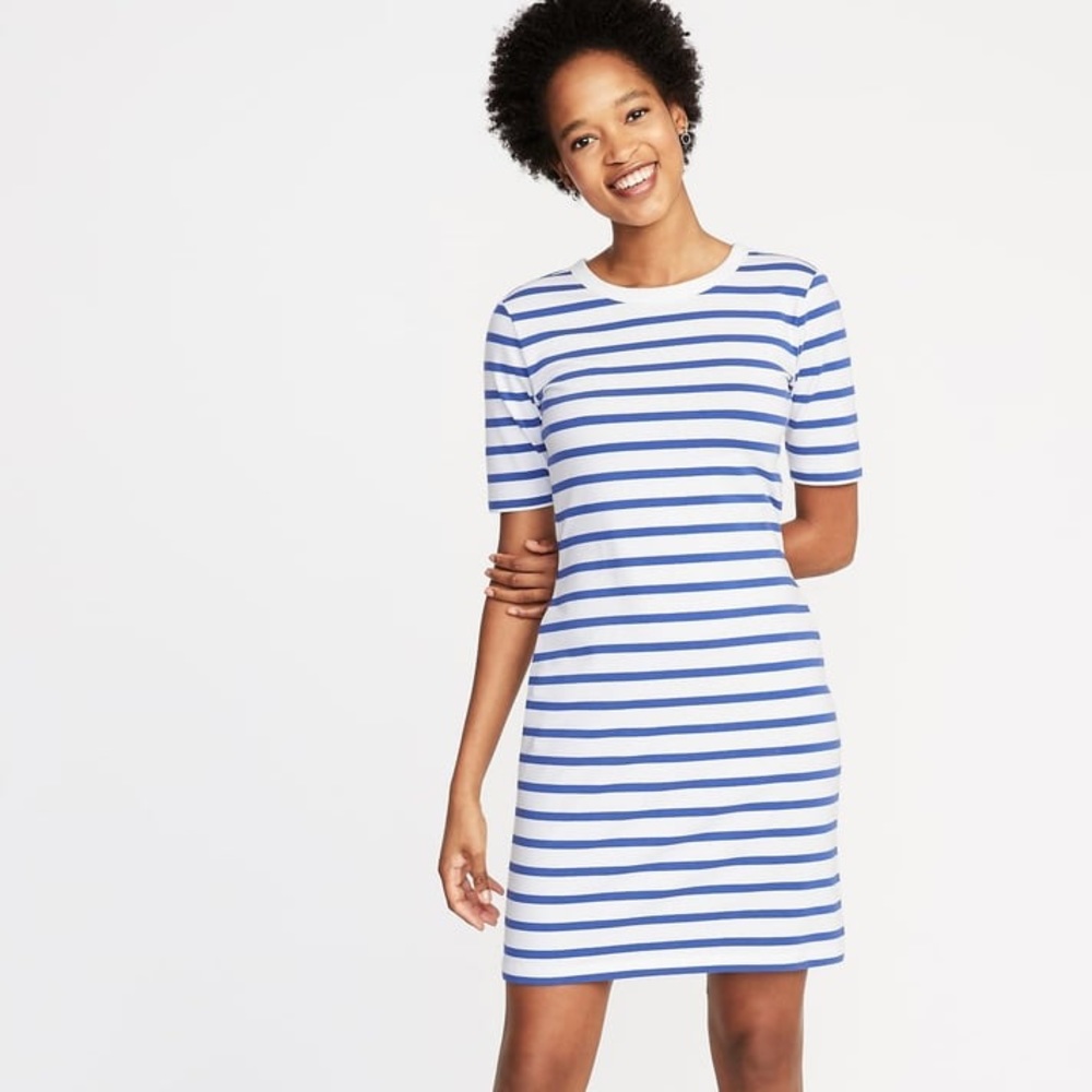 Old Navy Striped T-Shirt Dress